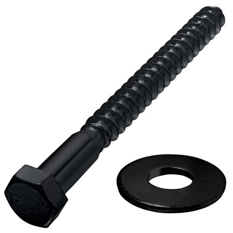 black lag bolt|black lag bolts 5 inch.